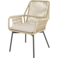 Outdoor Living - Stoel Silas beige