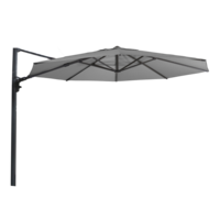 Outdoor Living &ndash; Zweefparasol Virgo Up grijs &Oslash;3,5mtr