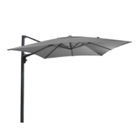 Outdoor Living - Zweefparasol Virgo Up grijs 3x3mtr