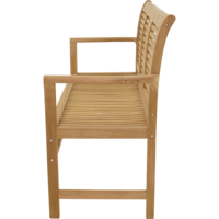 Outdoor Living - Tuinbank teak Stripe 142cm