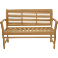 Outdoor Living - Tuinbank teak Stripe 142cm