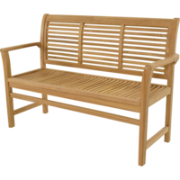 Outdoor Living - Tuinbank teak Stripe 142cm