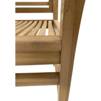 Outdoor Living - Tuinbank teak Stripe 142cm