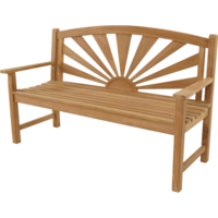 Outdoor Living - Tuinbank teakhout Sunburst 156 cm