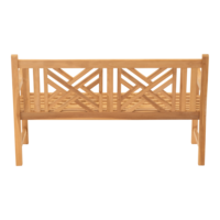 Outdoor Living - Tuinbank teak Cross 150cm