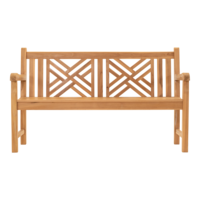 Outdoor Living - Tuinbank teak Cross 150cm