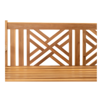 Outdoor Living - Tuinbank teak Cross 150cm