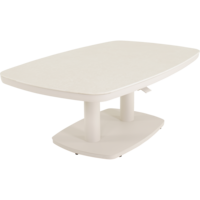 Outdoor Living - Loungetafel verstelbaar Geneva Crema Deens ovaal 135x83cm