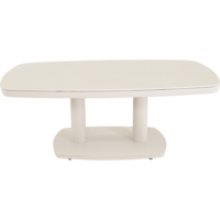 Outdoor Living - Loungetafel verstelbaar Geneva Crema Deens ovaal 135x83cm