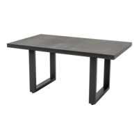Outdoor Living - Loungetafel hoog Murcia Negro 140x85cm