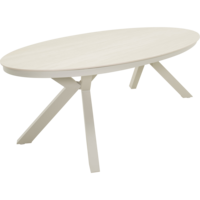 Outdoor Living - LoungeDining tafel Davos Crema ovaal 220x120cm