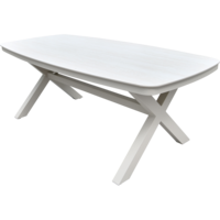 Outdoor Living - Tafel Davos Crema Deens ovaal 200x100cm