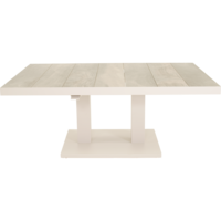 Outdoor Living - Loungetafel verstelbaar Prato Crema 140x85cm
