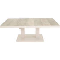 Outdoor Living - Loungetafel verstelbaar Prato Crema 140x85cm