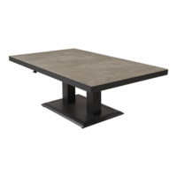 Outdoor Living -  Loungetafel verstelbaar Murcia Negro 140x85cm