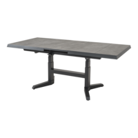 Outdoor Living -  Uittrektafel verstelbaar Murcia Negro 143183x88x5474cm