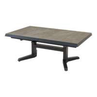 Outdoor Living -  Uittrektafel verstelbaar Murcia Negro 143183x88x5474cm