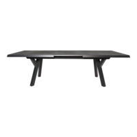 Outdoor Living - Uittrektafel Murcia Negro Exclusive 204264x102cm