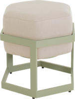 Outdoor Living - Hocker Esagono 48x41,5x47,5cm zachtgroen