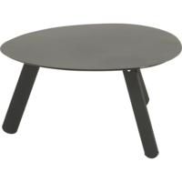 Outdoor Living - Bijzettafeltje Tiki zwart 55x46x28cm