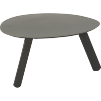 Outdoor Living - Bijzettafeltje Tiki zwart 55x46x28cm