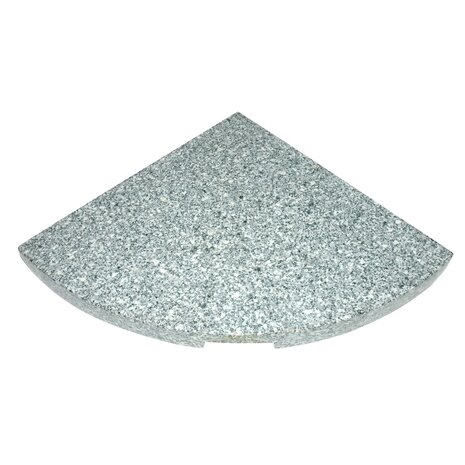 Outdoor Living - Granietplaat voor zweefparasol - 25kg - grijs