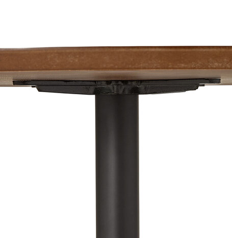 Maysun - Design Eettafel - PAREL Walnoot &Oslash; 120cm
