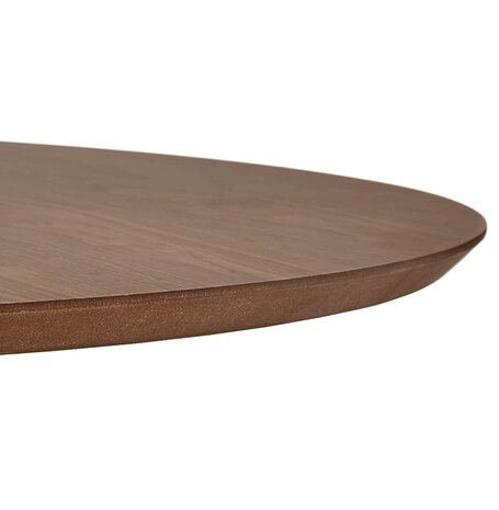 Maysun - Design Eettafel - PAREL Walnoot &Oslash; 90cm 