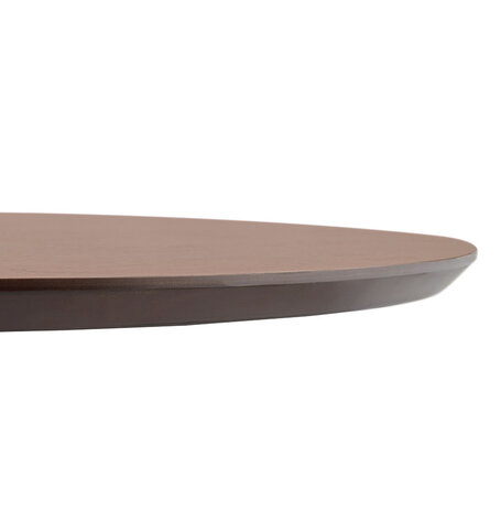 Maysun - Design Eettafel - JALEY Walnoot &Oslash; 90cm