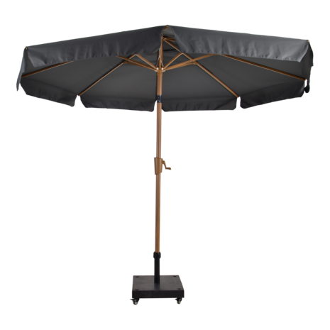 Outdoor Living - Parasol Libra houtlook grijs &Oslash;3mtr