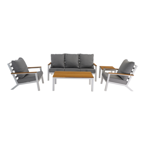 Outdoor Living - Loungeset Donnan wit