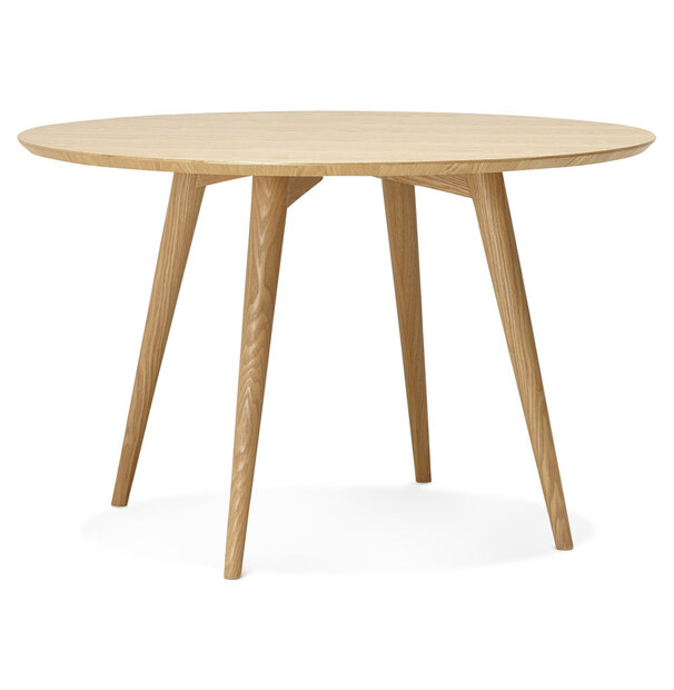 Maysun - Design Eettafel - JANICE Naturel &Oslash;120 CM