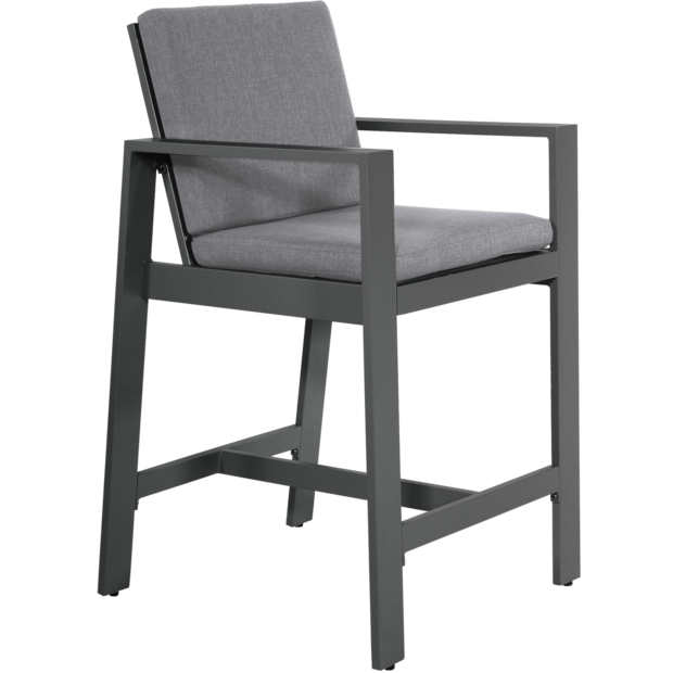 Outdoor Living - Barstoel Malibu Antraciet - Set van 2 stuks