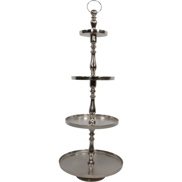 Outdoor Living - Etag&egrave;re Brush Zilver &oslash;50x120cm