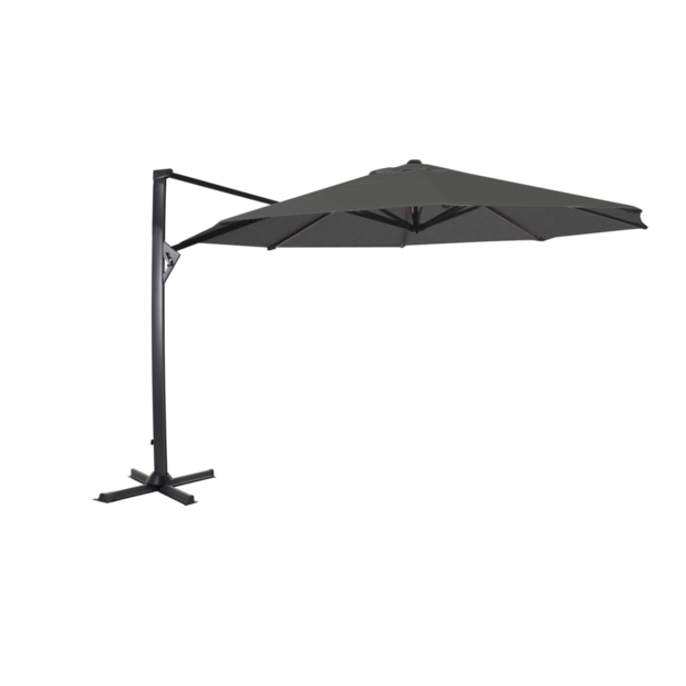 Outdoor Living - Zweefparasol Taurus grijs &Oslash;3,5mtr