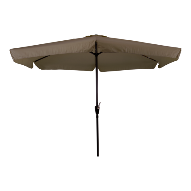 Parasol-Gemini-taupe-&Oslash;3mtr