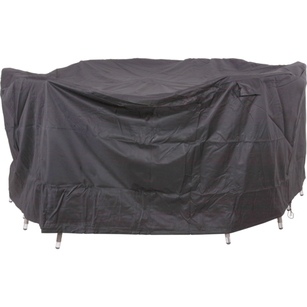Outdoor Living - Beschermhoes zwart zitgroep &Oslash;250cm, waterdicht
