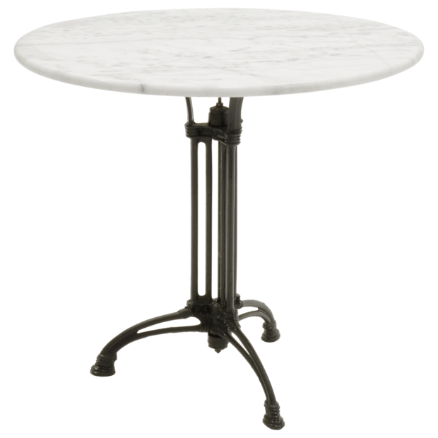 Outdoor Living - Tafel marmer wit &Oslash;80cm