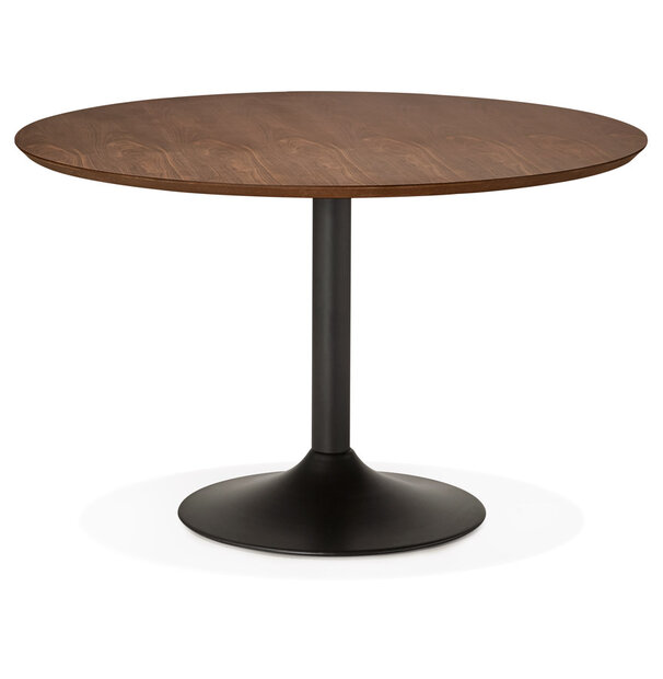 Maysun - Design Eettafel - PAREL Walnoot &Oslash; 120cm