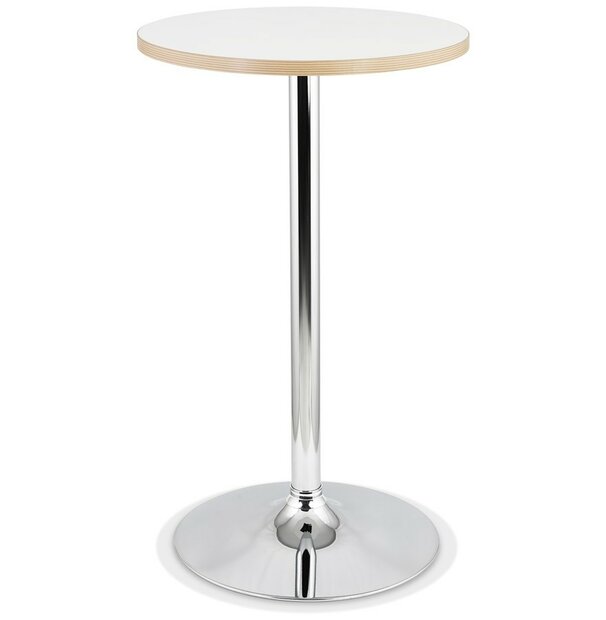 Maysun - Bartafel - PAX Wit - Chroom &Oslash;60x102,5cm