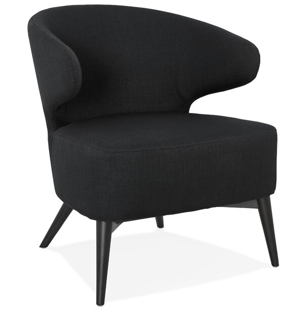 Maysun - Design Fauteuil- MILLY Zwart - Zwart