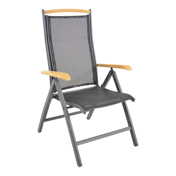 Outdoor Living - Standenstoel Monza zwart