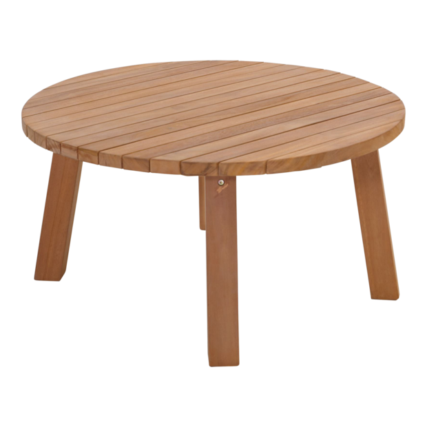 Outdoor Living - Loungetafel teak &oslash;80x40cm