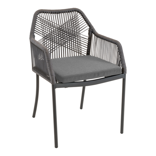 Outdoor Living - Stapelstoel Akita grijs