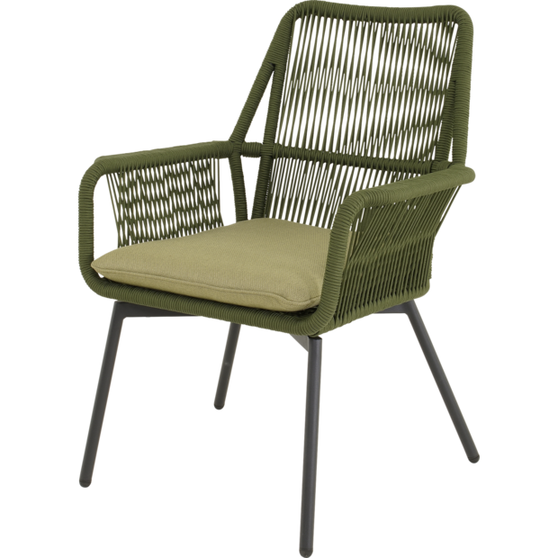 Outdoor Living - Stoel Silas groen