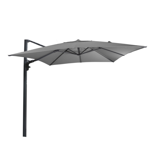 Outdoor Living - Zweefparasol Virgo Up grijs 3x3mtr