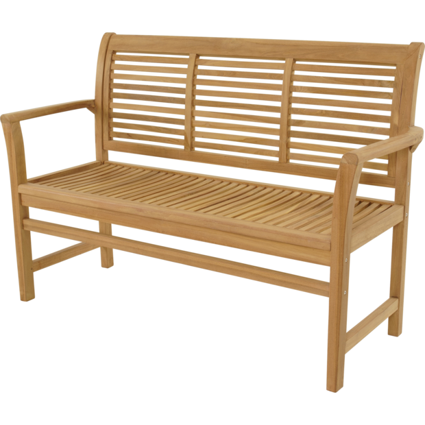 Outdoor Living - Tuinbank teak Stripe 142cm