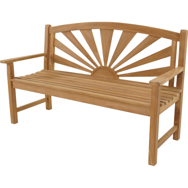 Outdoor Living - Tuinbank teakhout Sunburst 156 cm