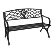 Outdoor Living - Bank Oxford zwart 127cm