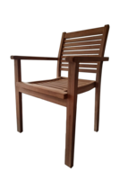 HMH - Tuinstoel Bekasi Teak Stapelbaar